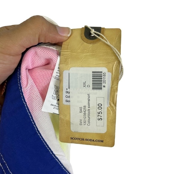 Scotch &‎ Soda Swim Trunks Colorblock Shorts - Picture 5 of 7